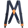 thumbnail image 2 of Men's Industrial Strength Suspenders Partial Elastic Tradesperson's Suspenders 2 inch Wide Tool Belt Suspenders, 2 of 6