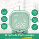 thumbnail image 3 of Reloj Despertador Digital Led Mesa Alarma dinosaurio Lab.G, Azul Claro, 3 of 5