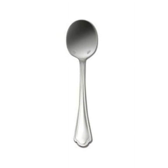 Oneida T314SRBF 6.75 in. Rossini Stainless Steel Round Bowl Soup Spoon