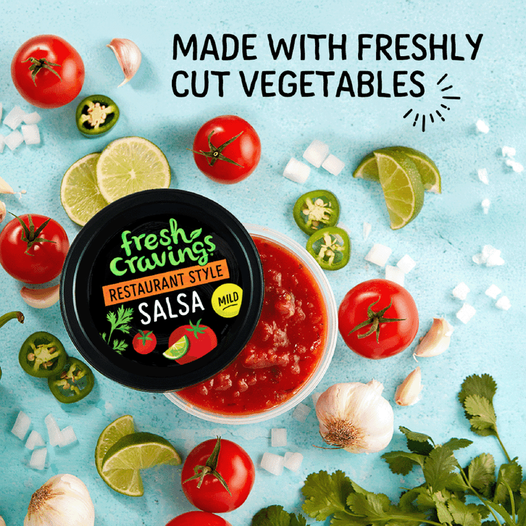 Fresh Cravings Mild Restaurant Style Salsa, 16 oz, Ready to Eat