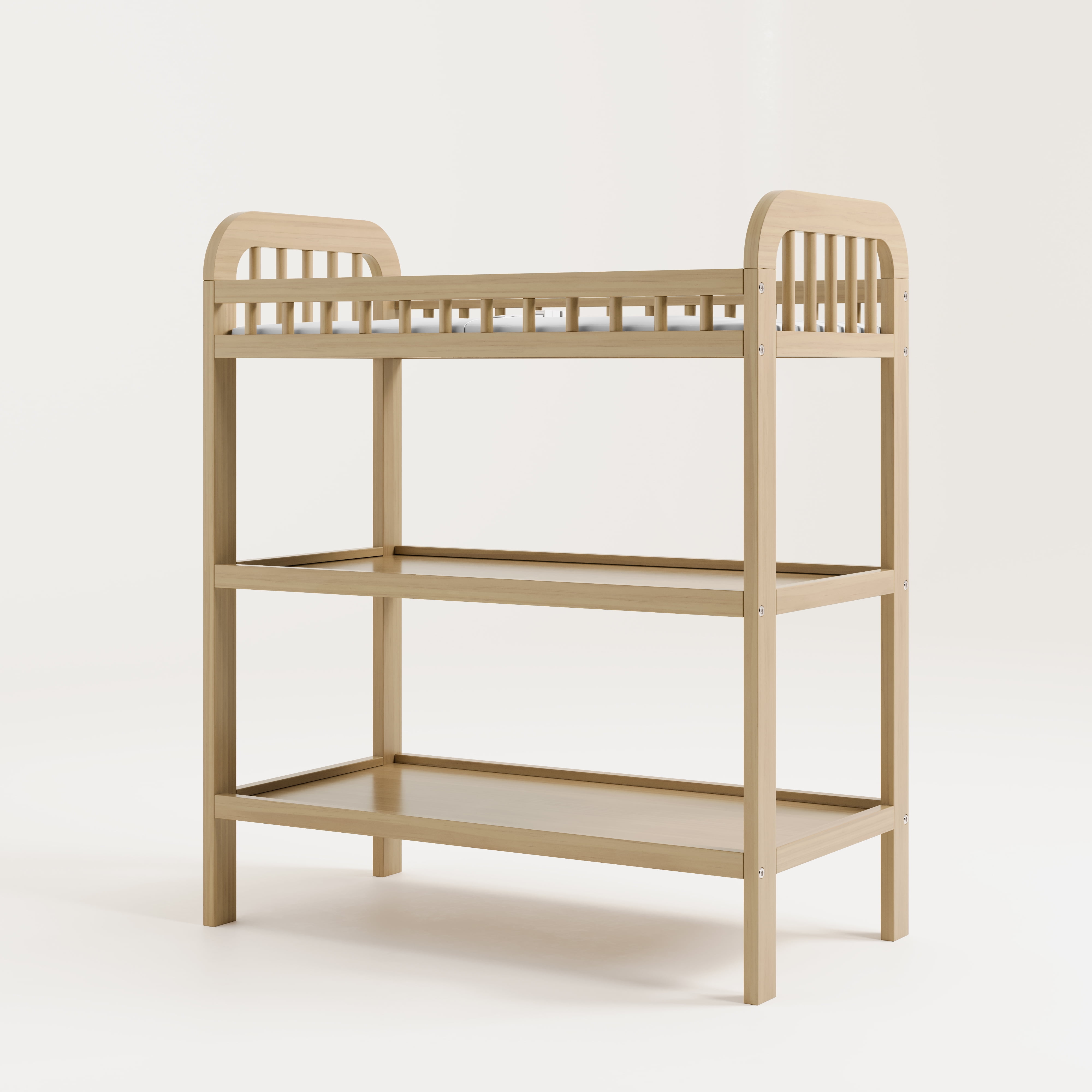 Storkcraft Pasadena Infant Changing Table with Changing Pad, Driftwood