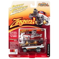 Johnny Lightning 1:64 Street Freaks Ver A 1958 Plymouth Fury Cherry And Orange