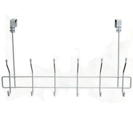 

Simple Spaces Simple Spaces SS-HG6-50-PE-3L Door Garment Hook 6 Hook White