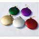 thumbnail image 1 of Adorno de bola de Navidad plano con logotipo personalizado, 1 of 3