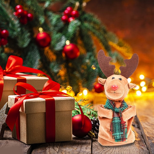 Juguetes Para Niño Nuevo ciervo navideño giratorio, muñeco navideño que baila y canta, regalo navideño para familiares, niños y amigos. Juguetes Para Bebe 1 Año