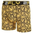 thumbnail image 5 of 2FLY Men's Boxer Briefs 3-Pack Ultra Soft , Active Stretch Underwear- X- Large, Flower and Smiley Print, 5 of 7