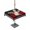 Black Red, variant on Outdoor Tablecloths with Umbrella Hole & Zipper, Chef Rectangle Tablecloth 60x120 Inch, Cartoon Cute Watercolor Cooking Black Plaid Waterproof Table Cloth, Patio/Pool/Picnic Table Covers