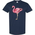thumbnail image 3 of Inktastic Pink Flamingo T-Shirt, 3 of 5