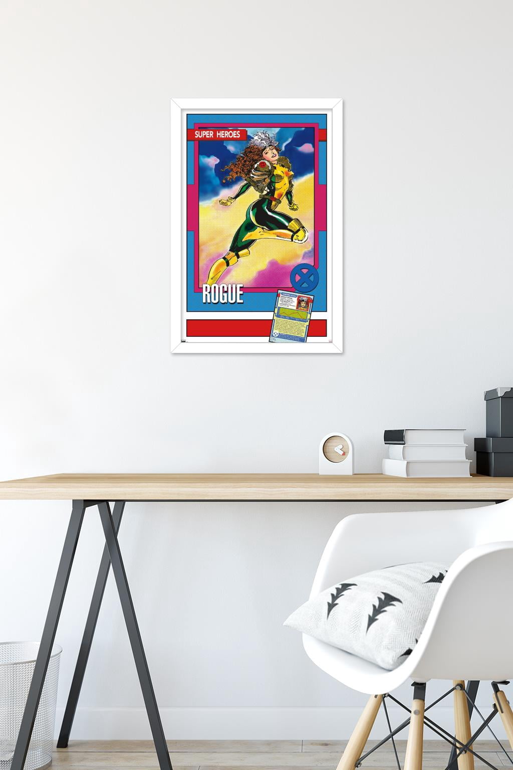 Marvel Trading Cards - Rogue Wall Poster, 14.725" x 22.375" Framed