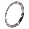 thumbnail image 1 of Inserto De Bisel, Anillo De Bisel De Reloj, Base Negra Suave, Dígitos Blancos, Reemplazo Portátil A Prueba De Arañazos Para El Hogar, 1 of 7