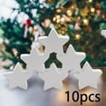 thumbnail image 1 of Cuentas de Madera en Estrella de 10x38 Mm con Agujero Blanco para Decoración Del Hogar, Suministros de Bricolaje Macarena Perlas en forma de estrella, 1 of 7