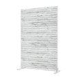 thumbnail image 5 of MAYEERTY 72" × 47" Outdoor Privacy Screen, Metal Decorative Screen, White, 5 of 6