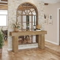 thumbnail image 4 of Tribesigns 63-Inch Long Console Table, Farmhouse Wooden Sofa Table Behind The Couch（Natural), 4 of 6