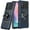 Blue, variant on TJS for Samsung Galaxy A26 Phone Case, [Military Grade] Robotic Magnetic Support Car Mount Metal Ring Holder Kickstand Cover for Samsung A26 (Pink)