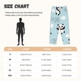 thumbnail image 4 of Picia Cute Panda Bear Womens Soft Woven Cotton Elastic Waistband Sleep Pajama Pant Lounge Sleep Pant With Pockets And Drawstring-X-Large, 4 of 9