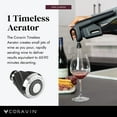 thumbnail image 6 of Coravin Timeless Six Plus Wine Preservation System - By-the-Glass Wine Saver - Wine Aerator, 3 Gas Capsules, 6 Screw Caps, Clearing Tool & Carry Case - White Wine, Red Wine & More - Burgundy, 6 of 8
