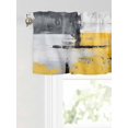 thumbnail image 6 of Valances for Windows Abstract Mottled Rod Pocket Cafe Window Treatments Valance Curtains for Kitchen Bathroom Laundry Basement Windows 54"x18", 6 of 9