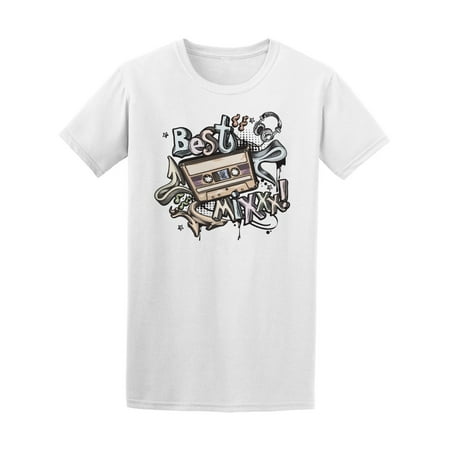 Best Mix Music Graffiti Tee Men's -Image by (The Best Music Mix)