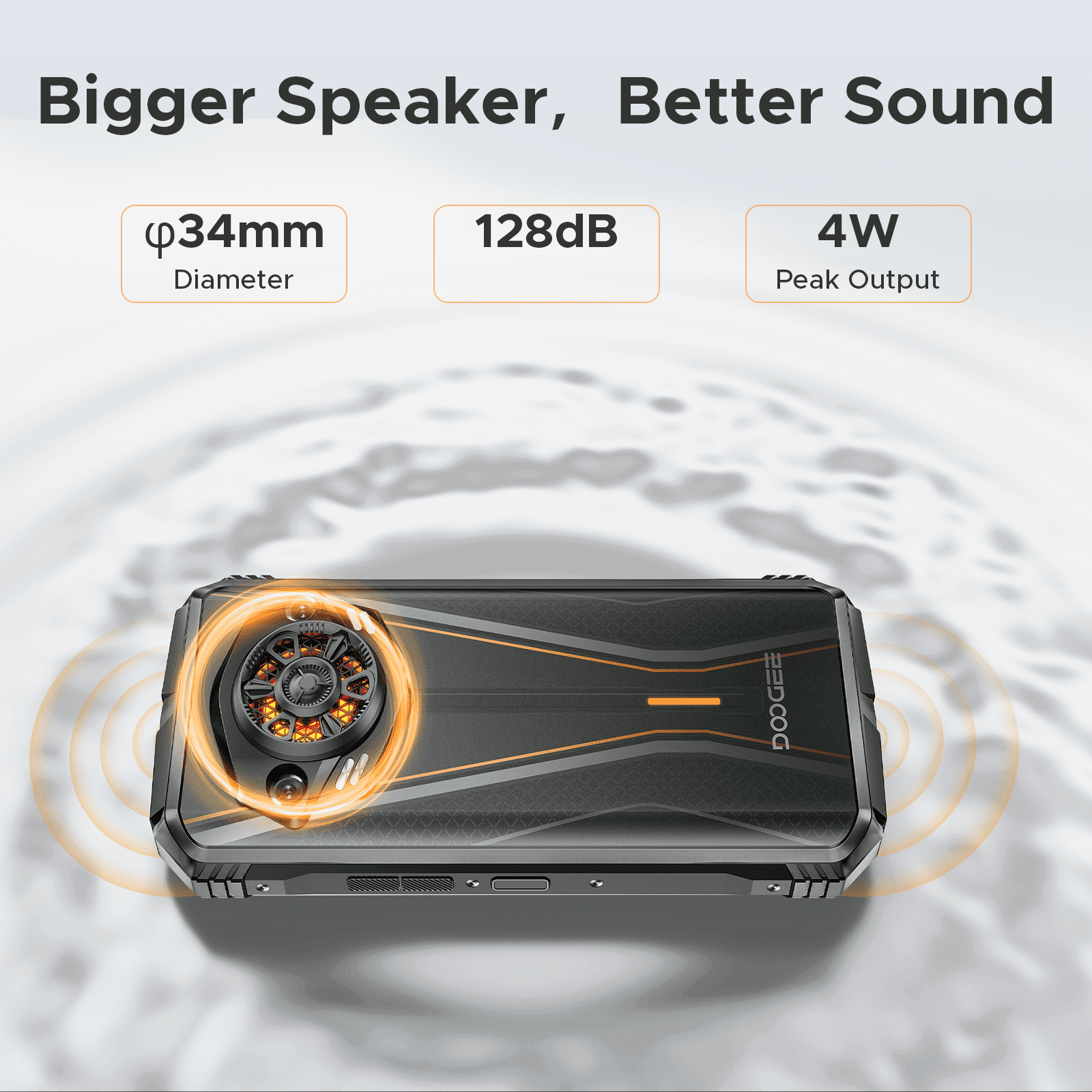 DOOGEE S Punk Pro(2025) Rugged Phone,20GB+512GB Android 14 Rugged Cell Phone with 128dB Loudest Speaker,6.6 FHD+ IPS 90Hz,10800mAh Rugged Smartphone,50MP AI Camera,Waterproof Phone,Face Unlock/NFC