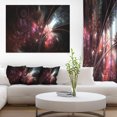 thumbnail image 1 of Dark Alien Digital Art Fractal Flower - Large Floral Canvas Art Print, 1 of 3