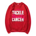 thumbnail image 4 of Bibifish Sweatshirts For Women Breast Cancer Letter Print Fall Soft Crewneck Sweatshirts Casual Long Sleeve Pullover Tops, 4 of 4