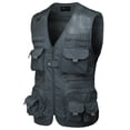 thumbnail image 1 of H2H Men's Active Lightweight Outdoor Vests Work Fishing Travel Utility Summer Vest with Multiple Pockets (CMOV058), 1 of 6