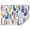 Watercolor Feather and, variant on Watercolor Feather and Dreamcatcher Pattern Rectangle Tablecloth 60"x84",Waterproof Polyester Rectangle Table Cloth, Wipeable Spillproof Polyester Tablecloth for Dining, Camping, Indoor and Outdoor