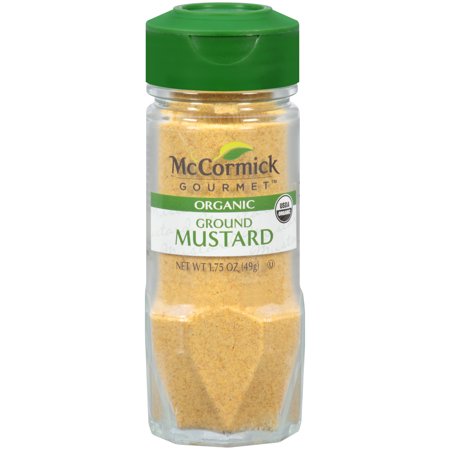- McCormick Gourmet Organic Ground Mustard, 1.75 oz