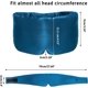 thumbnail image 2 of (Rosa) Máscara para dormir, máscara para dormir reutilizable, máscara para dormir de satén opaca para dormir de lado con diadema ajustable, máscara para dormir grande para dormir de lado, 2 of 3