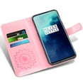 thumbnail image 2 of Case for Oneplus 7T Pro Wallet Case Leather Premium PU Embossed Design Magnetic Closure Protective Cover with Card Slots for Oneplus 7T Pro, Rose Gold, 2 of 5