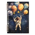 thumbnail image 7 of FORMRS 1-Subject Spiral Notebook 8" x 5" College Ruled 60 Refillable Sheet A5 Hard Cover, Watercolor Astronaut, 7 of 7