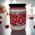 thumbnail image 3 of Red Hot Cinnamon Vegan Coconut Soy 12 oz/ 355 ml Candle Hand-poured, Eco-friendly, Clean Burning, Bakery, Food, Drink Wood Wick, 3 of 5