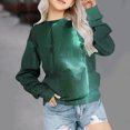 thumbnail image 5 of Odeerbi Kids Boys Girls Crewneck Sweatshirts Halloween Pullover Sweatshirts 1-12 Years Children's Round Neck Long Sleeve Halloween Printed Sweatshirt Green, 5 of 5