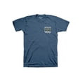 thumbnail image 5 of Kerusso Unisex Short Sleeve Casual T-Shirt, The Person Behind Me, Indigo Blue, MD, 5 of 9