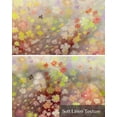 thumbnail image 6 of Daisy Floral Linen Curtain Valance for Bedroom/Bathroom/Kitchen/Office/Living/Dining Room Windows,Colorful Flower Blossom Paintings Watercolor Pocket Topper Drapes Decorative Cafe Drapery Panel 42x18, 6 of 6
