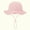 A-Pink, variant on Infant Bucket Hat Wide Brim Baby Summer Sun Protection Floppy Fashion Solid Color Sun-hat Outdoor Cute Sunscreen Pink 3-12 Months