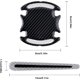 thumbnail image 2 of Juego de 4 pegatinas de protección para puerta de coche, películas protectoras para manija de puerta de coche, pegatinas de protección para puerta de coche para evitar arañazos (blanco), 2 of 5