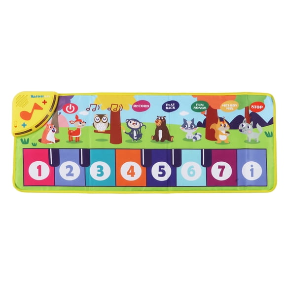 Tapete de piano divertido juego musical manta juguete sonido animal piano manta niños tapete musical para niños