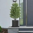 thumbnail image 4 of 21.6 Inch Artificial Cedar Christmas Tree with Ground Spike, Outdoor Pine Tree Greenery , Christmas Urn Filler for Front Porch Yard Garden Decor, 4 of 4