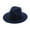 Navy, variant on Pavied Fedora Hats Sun Hats Men & Women Vintage Wide Hat With Belt Buckle Adjustable Outbacks Hats Western Hat Hats for Women Light Gray One Size
