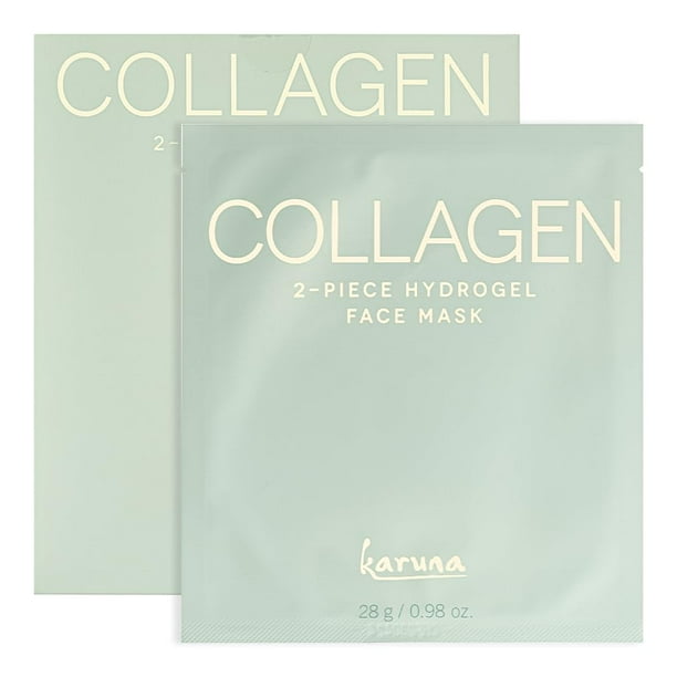 Mascarilla facial Karuna Skin Collagen Hydrogel, 2 piezas, 1 paquete