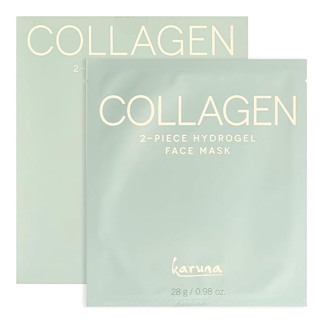 Mascarilla facial Karuna Skin Collagen Hydrogel, 2 piezas, 1 paquete
