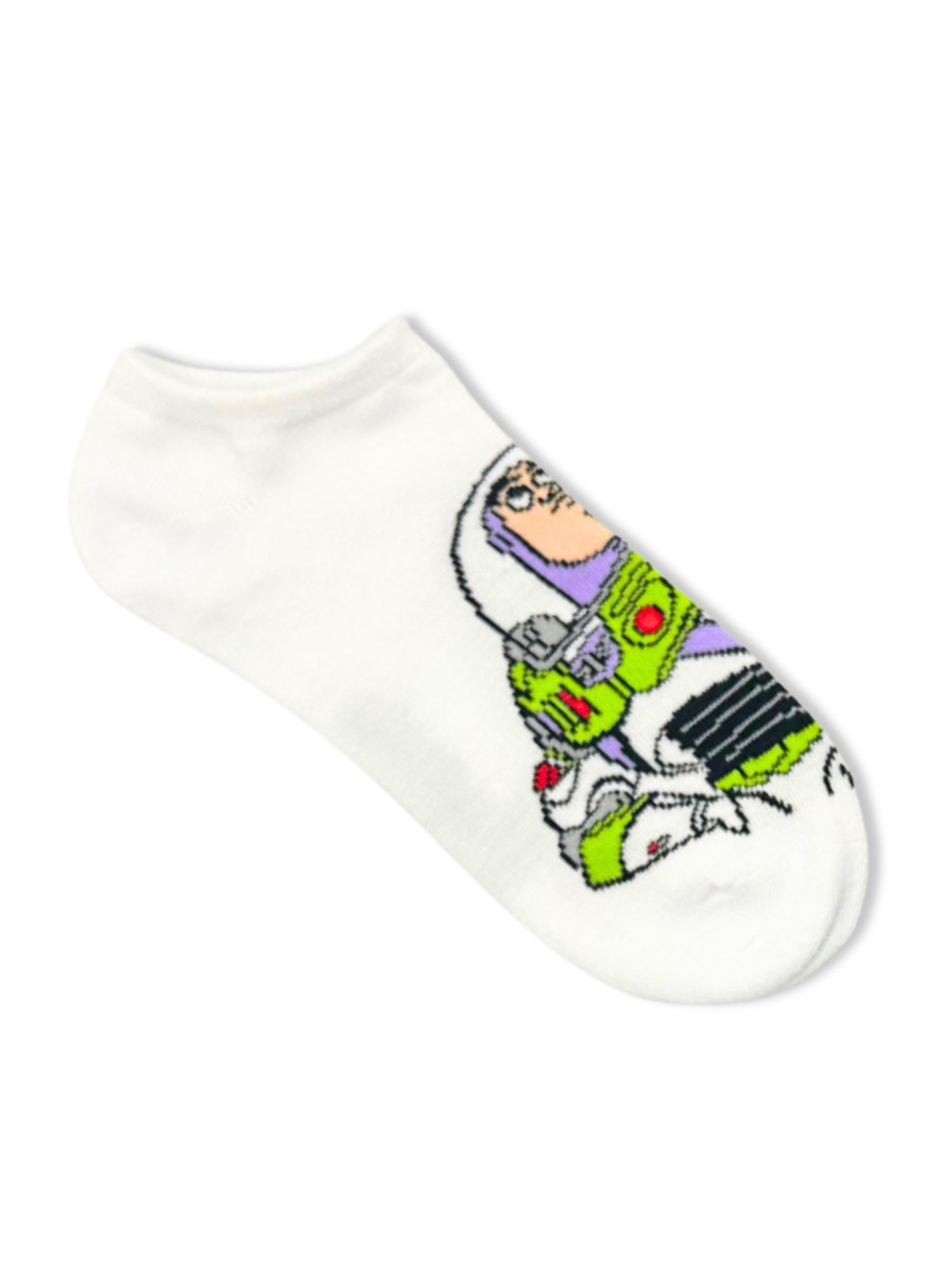 Disney Pixar Lotso Women's No-Show Socks, 3-Pack, Size 4-10