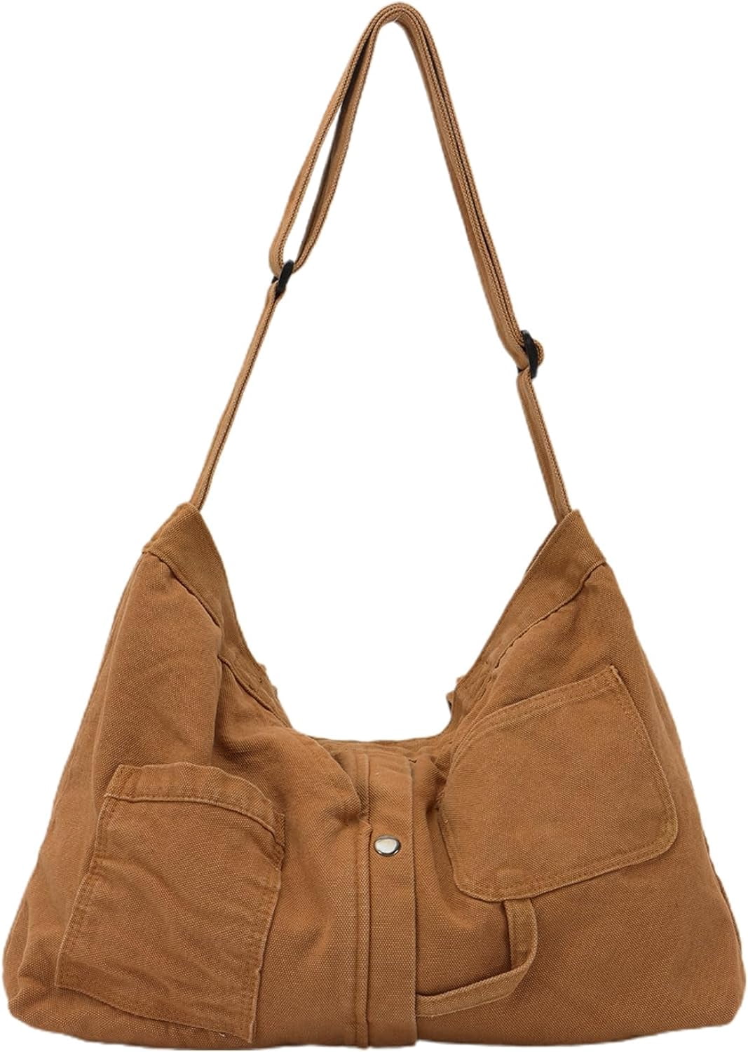 Soft Denim Handbag for Women Casual Hobo Tote Bag Retro Crossbody Bag Large Capacity Denim Purses