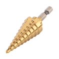 thumbnail image 3 of Fugacal Drill Cone Bit, High Speed Steel Step Drill, For Electrician For DIY Lovers, 3 of 8