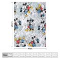 thumbnail image 2 of Manta de Mickey, franela ultra suave, de felpa, muy suave, cálida, ligera, térmica, acogedora, para todas las estaciones, para viajes, oficina, exteriores, hogar, sofá, sala de estar, cama, sofá de, 2 of 8