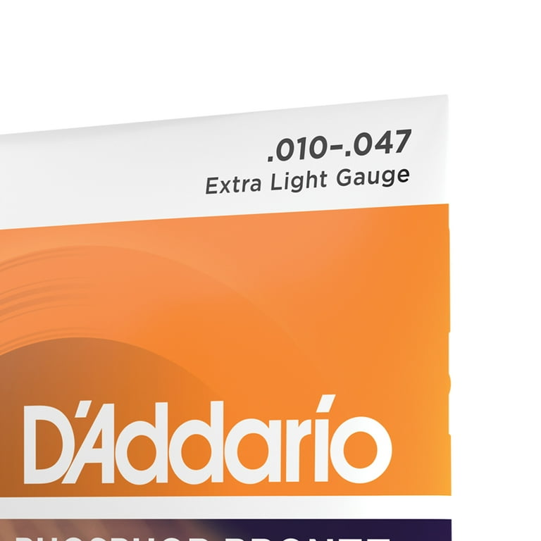 D'Addario Phosphor Bronze Acoustic Guitar Strings, Extra Light photo 4