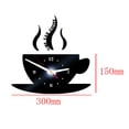 thumbnail image 1 of Binwennn Coffee Shape Removable Diy Acrylic 3D Wall Sticker Decorative Clock Countdown Clock to Retirement Digital Countdown Timer Sports Grill 17 17 Fitness Timer Two Minute Timer Bathroom Shower, 1 of 4