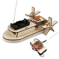 thumbnail image 1 of DIY Paddle Wheel Ship Model Kids Students Remote Control Assembling Toys, 1 of 9