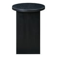 thumbnail image 5 of Moe's Home Collection Grace 14" Round Solid Oak Wood Accent Table in Black, 5 of 10